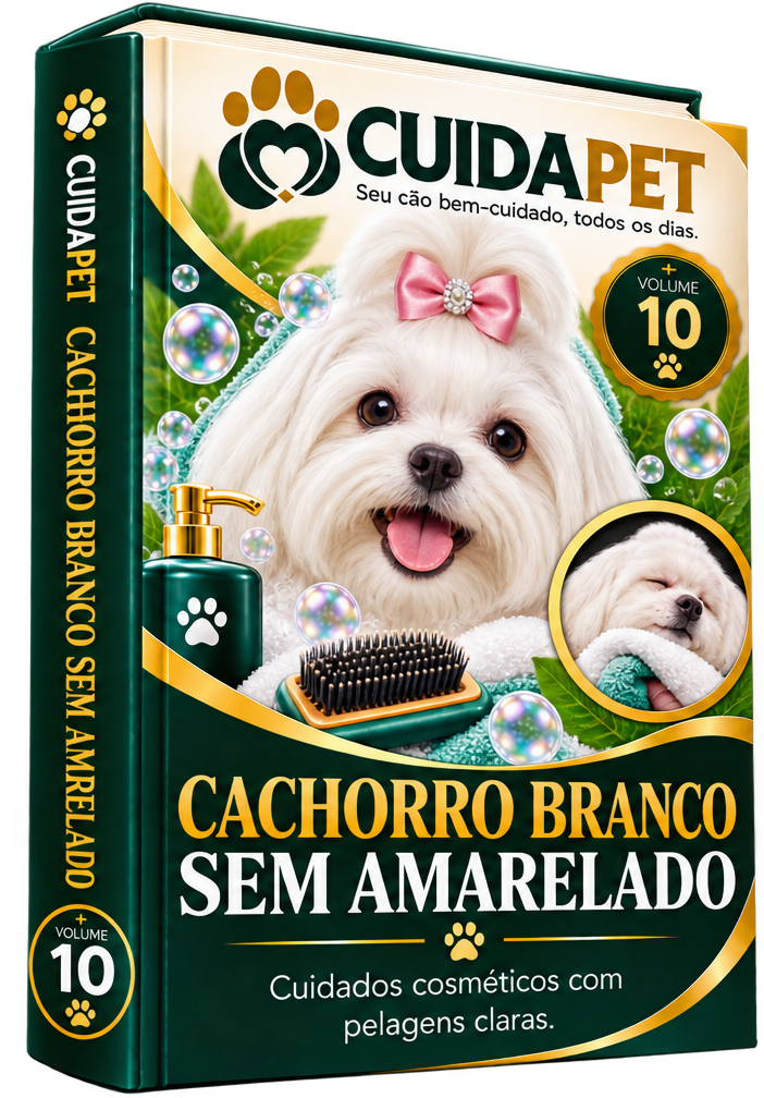Capa do e-book 10: Cachorro Branco sem Amarelado